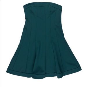 Theory Dress - Emerald Green